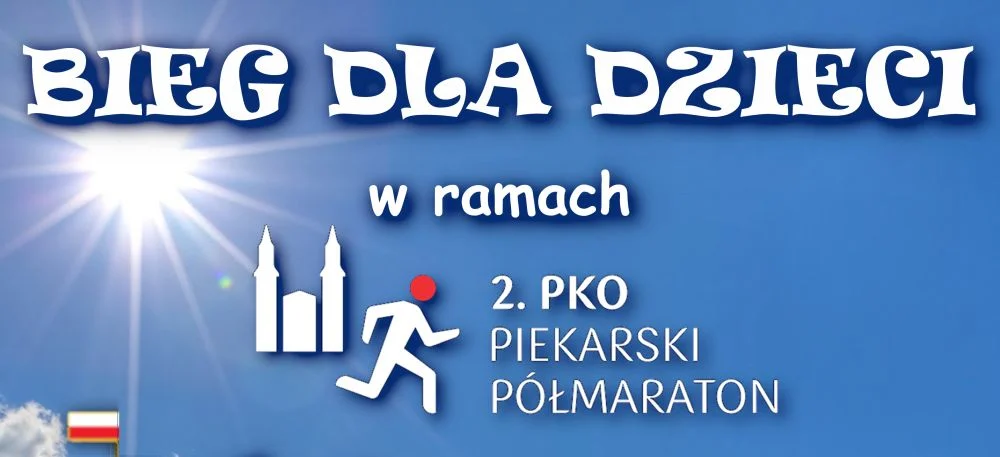 Bieg dla dzieci w ramach 2. PKO Piekarskiego Półmaratonu
