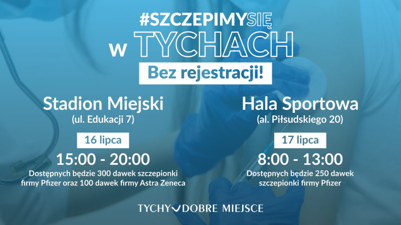 Szczepimy się w Tychach