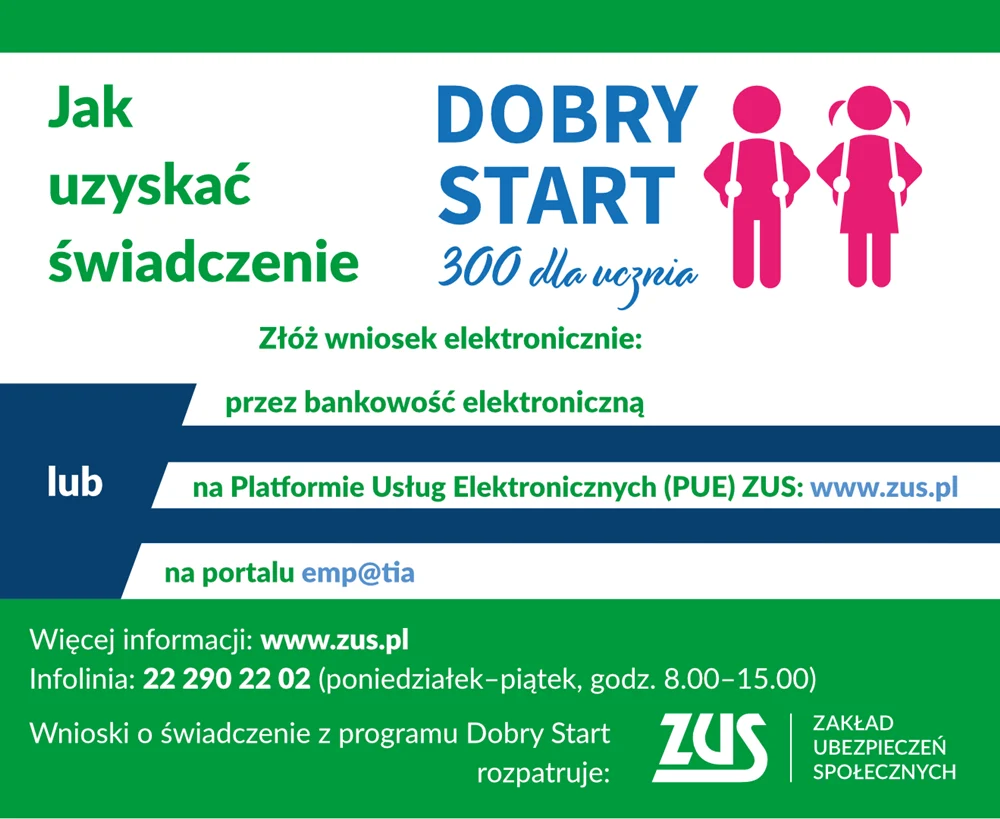 Można już składać wnioski o świadczenie z programu "Dobry Start"