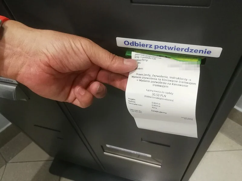 Opłatomaty w Urzędzie Miasta