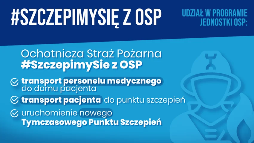 #SzczepimySię z OSP - wideokonferencja poświęcona realizacji programu
