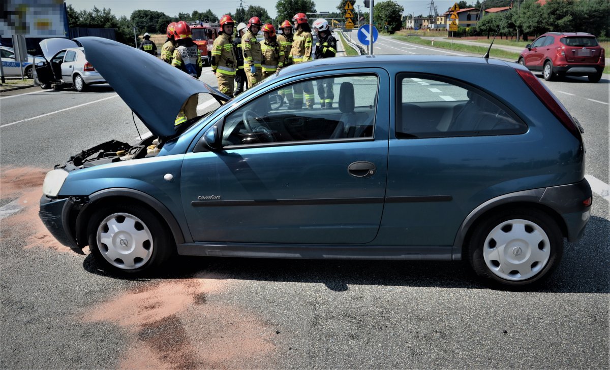 Kolizja na orzeskim odcinku DK 81