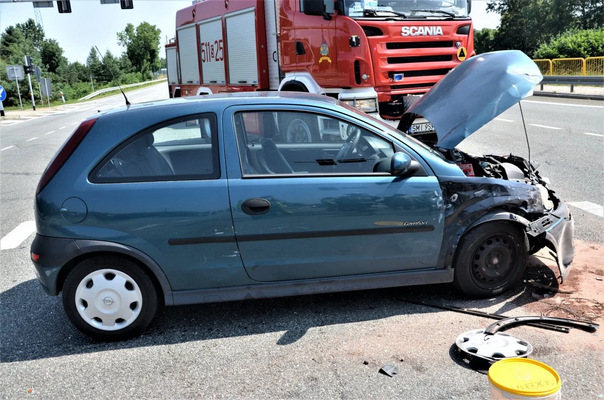 Kolizja na orzeskim odcinku DK 81
