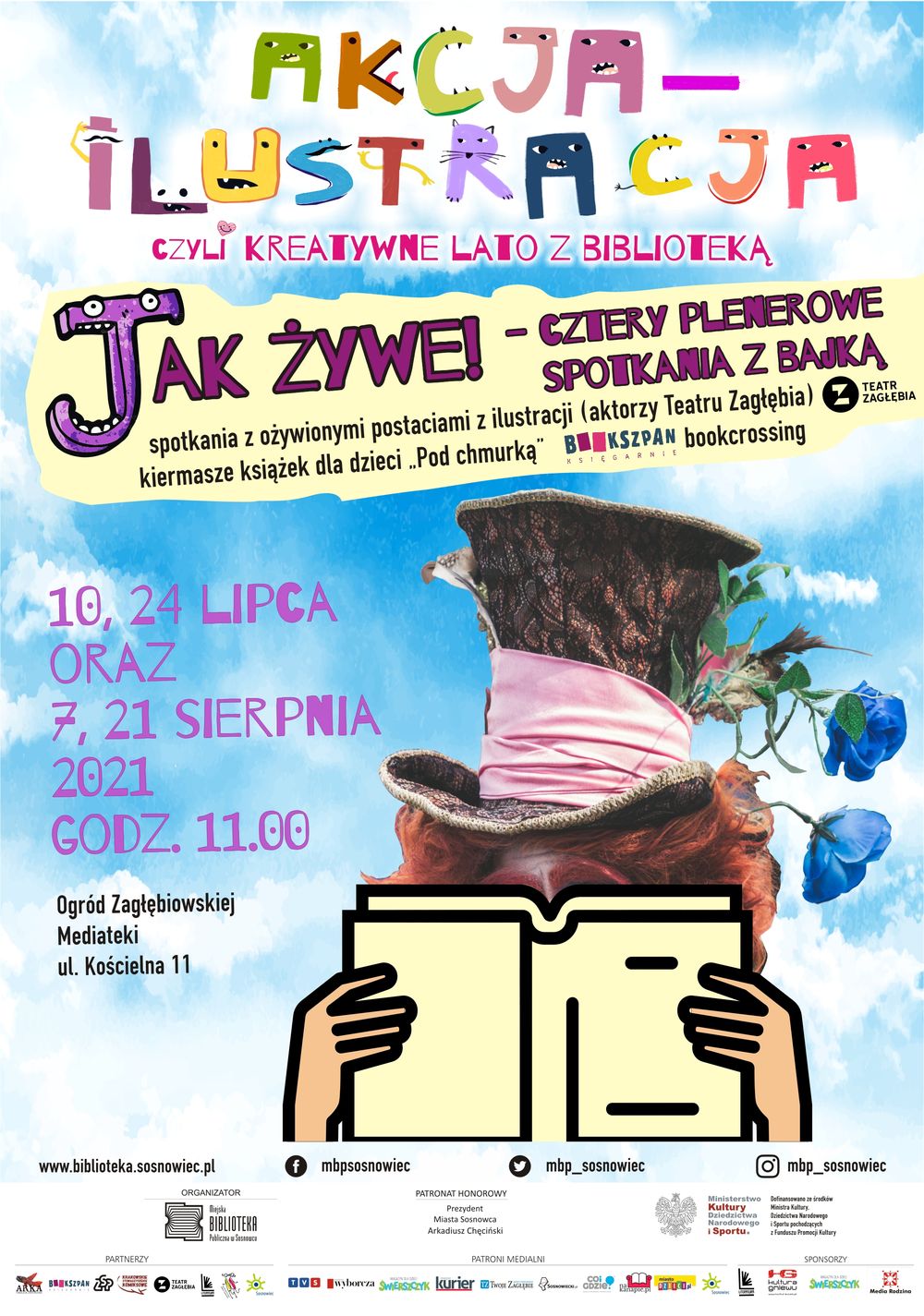 Jak żywe! – plenerowe spotkania z bajką w Ogrodzie Zagłębiowskiej Mediateki