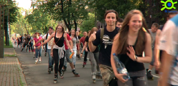 Warsztaty jazdy na rolkach w Parku Sieleckim