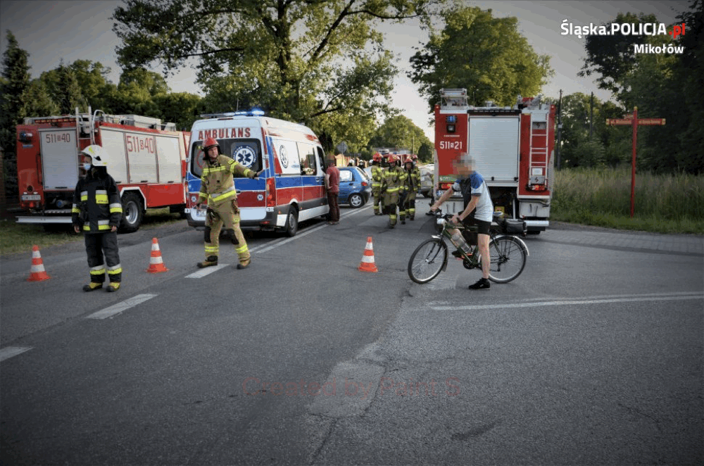 Wypadek samochodowy na mikołowskiej Wygodzie - sprawcą 83-latek