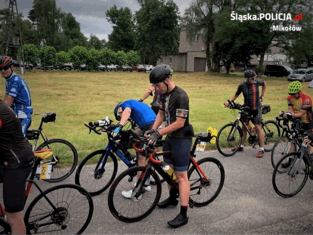 Policjanci na Tour de Silesia