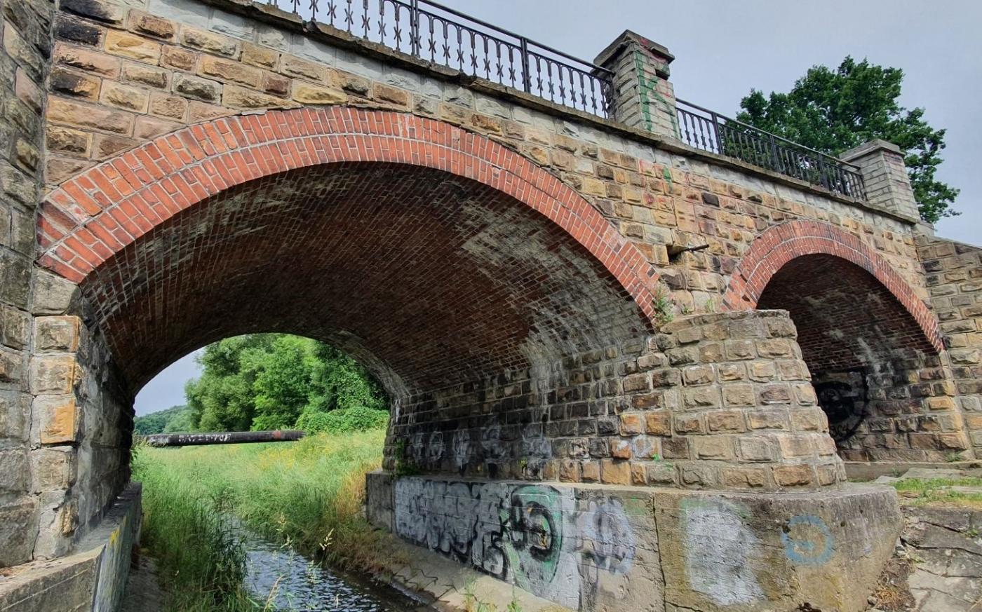 Przebudowa zabytkowego mostu w Podlesiu