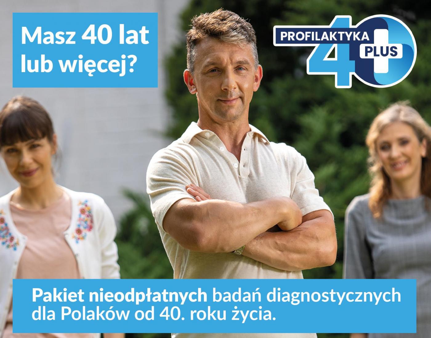Skorzystaj z pakietu bezpłatnych badań Profilaktyka 40 PLUS