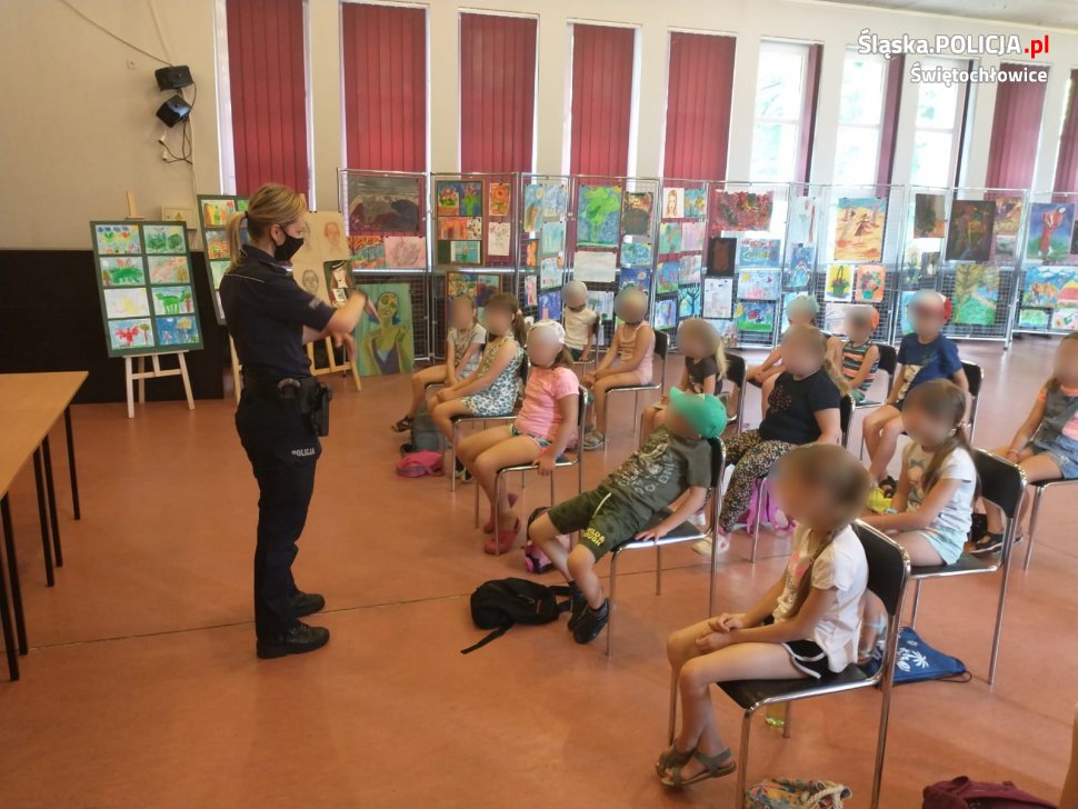 Spotkanie z młodymi mieszkańcami miasta w trakcie półkolonii