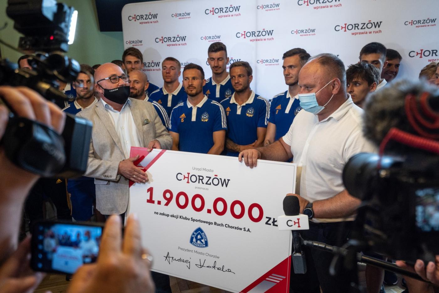 Blisko 2 mln złotych dla Ruchu Chorzów