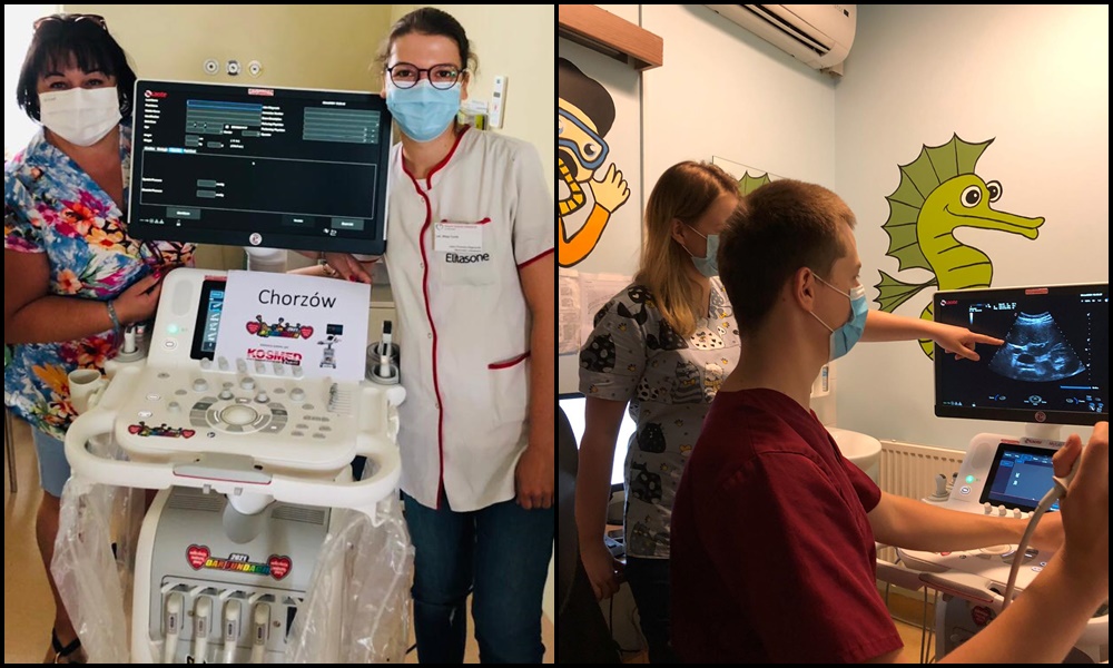Chorzowski szpital otrzymał nowy aparat do USG od Wielkiej Orkiestry Świątecznej Pomocy!