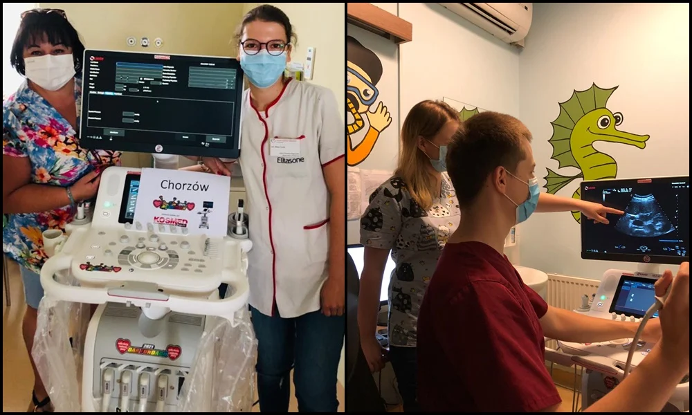 Chorzowski szpital otrzymał nowy aparat do USG od Wielkiej Orkiestry Świątecznej Pomocy!
