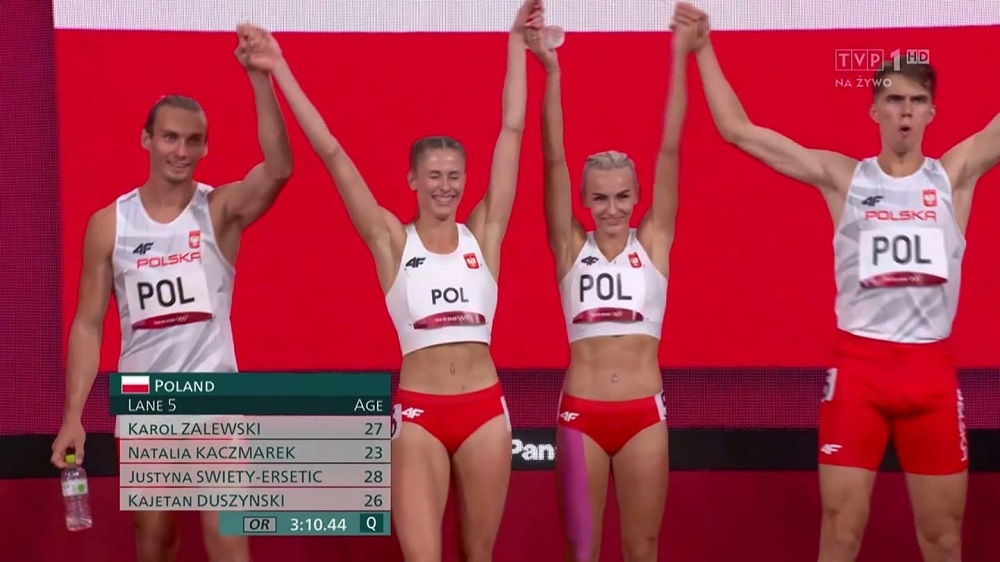 Igrzyska olimpijskie w Tokio. Kajetan Duszyński doprowadził sztafetę do złota!