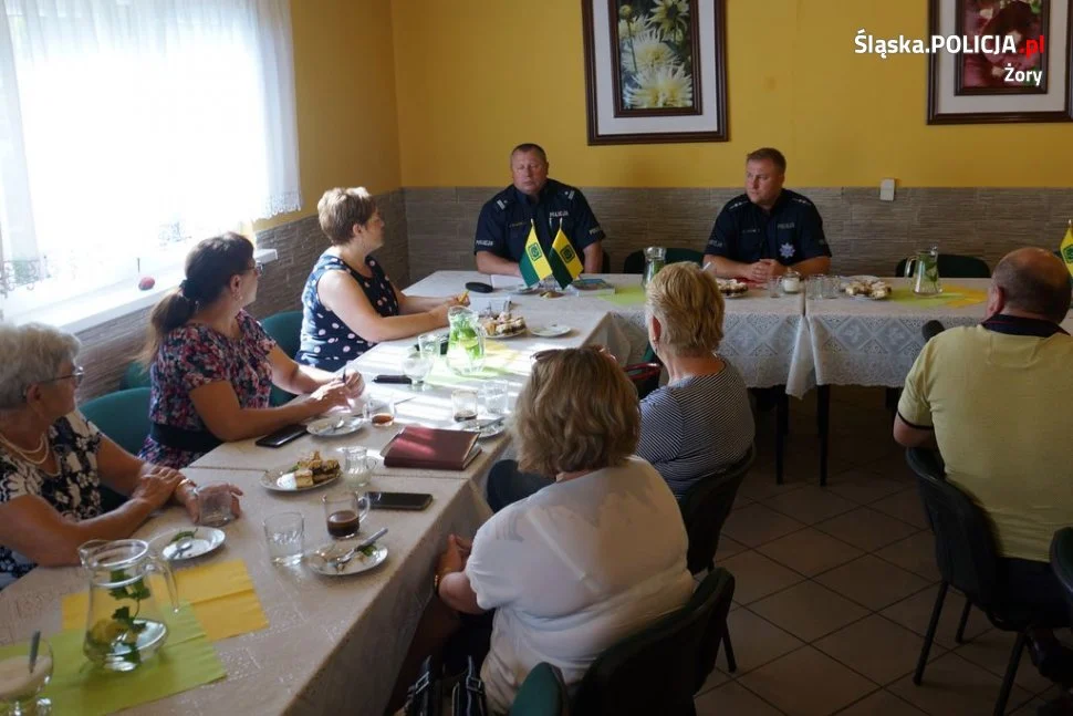 Spotkanie policjantów z prezesami Rodzinnych Ogródków Działkowych