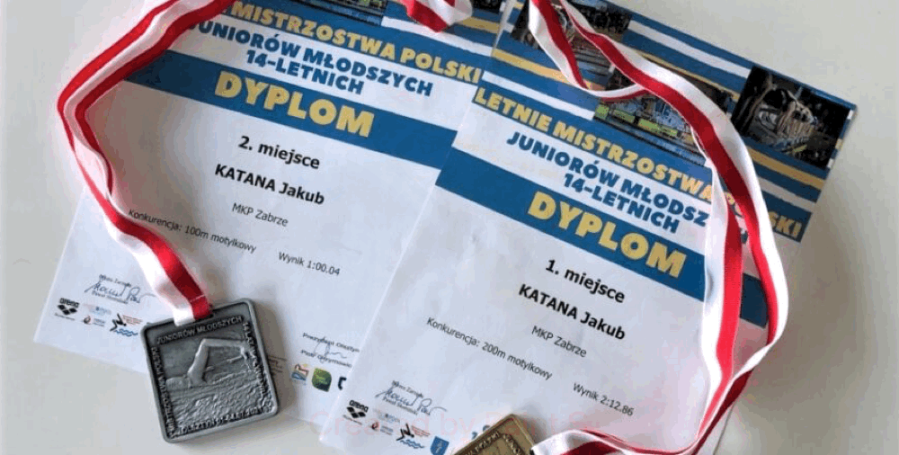 Zabrzanin złotym medalistą Mistrzostw Polski w Pływaniu