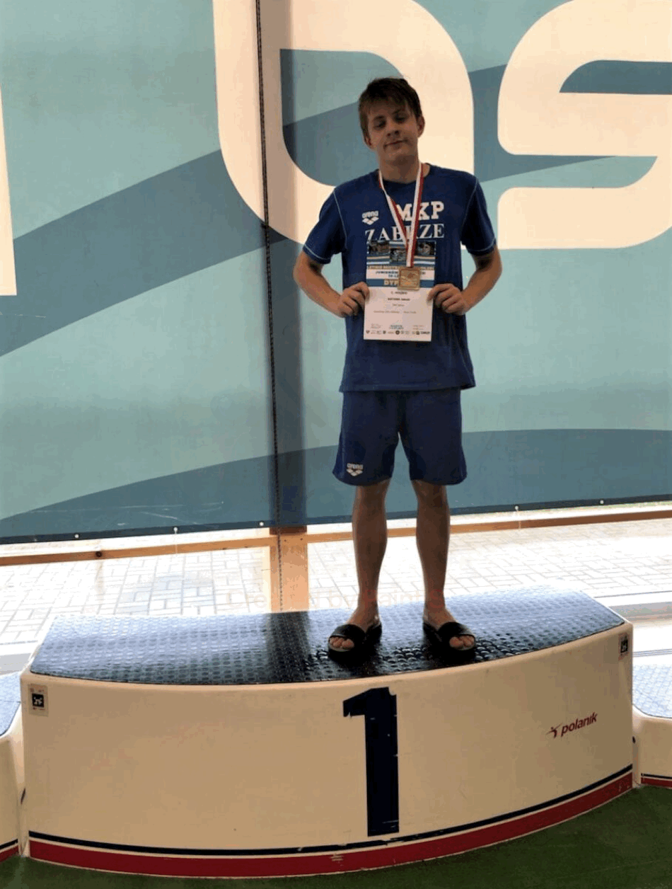 Zabrzanin złotym medalistą Mistrzostw Polski w Pływaniu