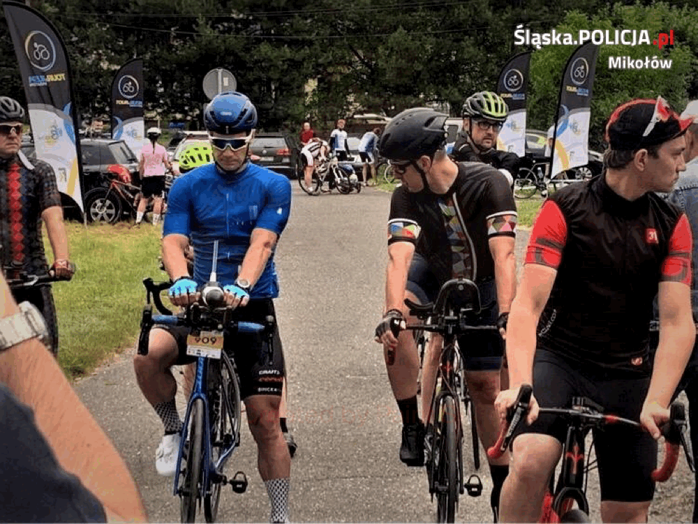 Policjanci na Tour de Silesia