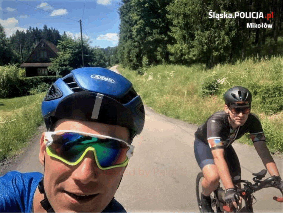 Policjanci na Tour de Silesia