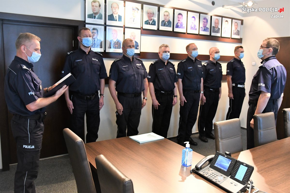 Awanse na stanowiska kierownicze w zabrzańskiej komendzie