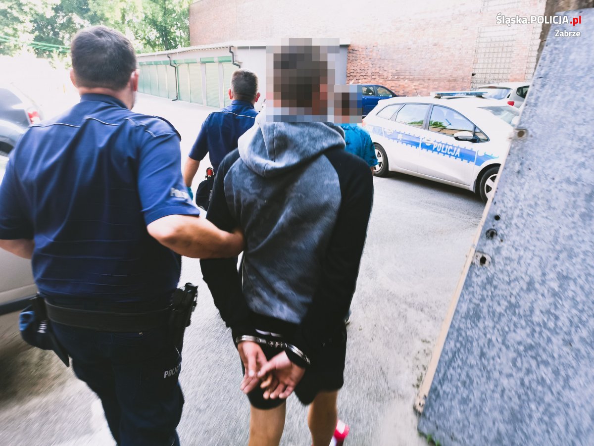 Złodziejski duet zatrzymany na gorącym uczynku. Próbowali ukraść katalizator