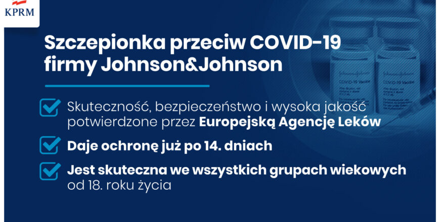 Szczepionka firmy Johnson&Johnson w Punkcie Szczepień Powszechnych w Zabrzu
