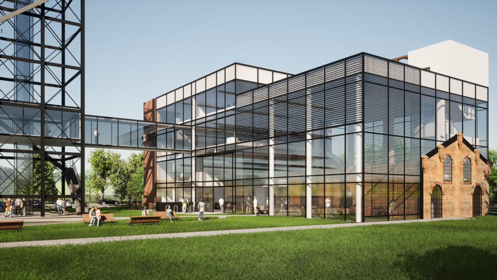 Studentka architektury stworzyła projekt rozbudowy Kopalni Sztuki w Zabrzu!