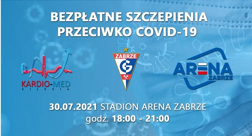 Szczepienia przeciw COVID-19 na zabrzańskim stadionie