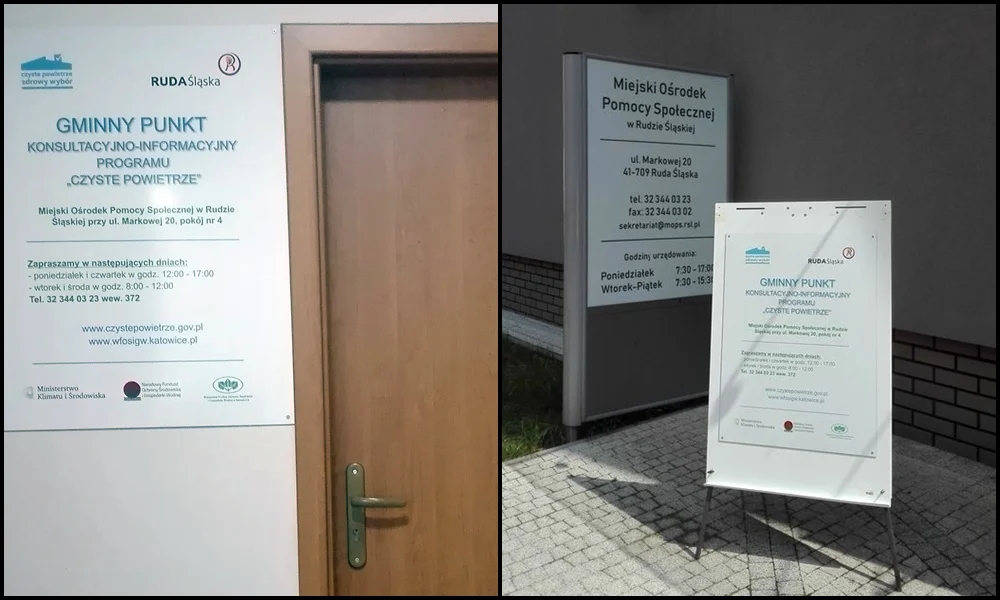 Punkt informacyjny w ramach Programu "Czyste Powietrze" w Rudzie Śląskiej już działa!