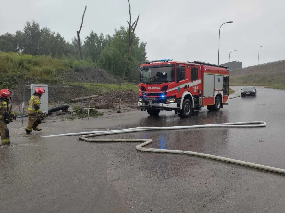 Podtopienia i powalone drzewa. Województwo śląskie w liczbach po silnych ulewach