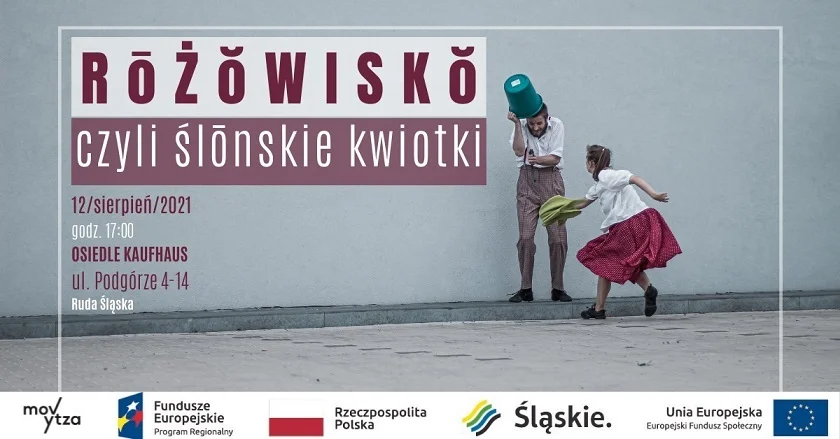 Widowisko plenerowe "Różowisko, czyli śląskie kwiotki" już najbliższy czwartek