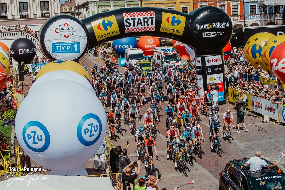 Joao Almeida najlepszy na 2. etapie Tour de Pologne z Zamościa do Przemyśla