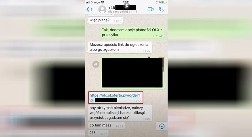 Jak działają oszuści na portalach sprzedażowych? Zobacz nagranie