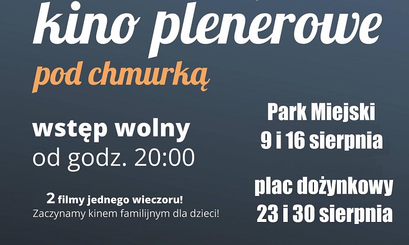 Seanse filmowe pod chmurką