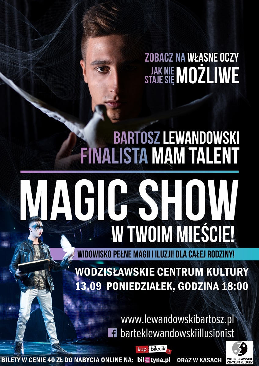 Magiczny pokaz w wodzisławskim Centrum Kultury