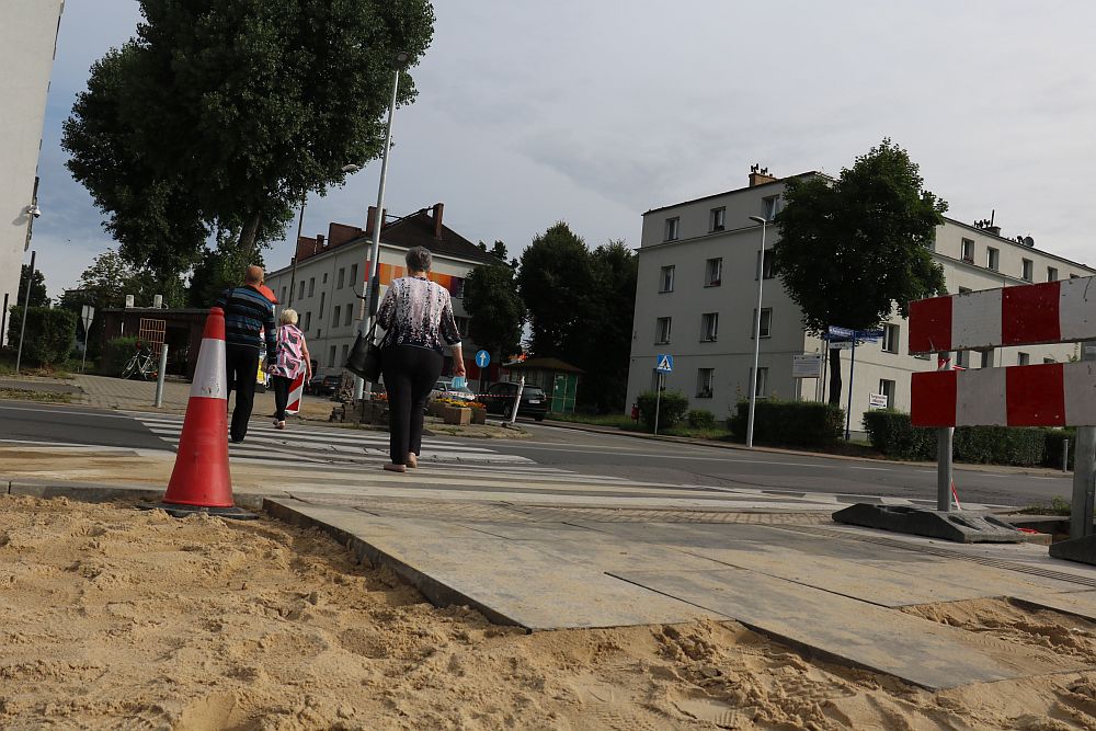 Trwa budowa świateł przy dworcu autobusowym