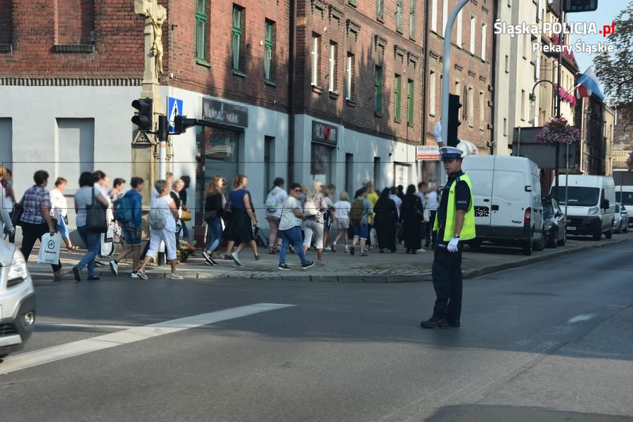 Policja ochraniała uczestników pielgrzymki 3