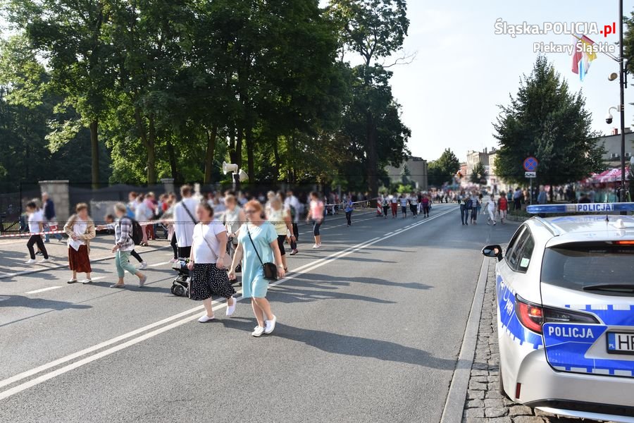Policja ochraniała uczestników pielgrzymki