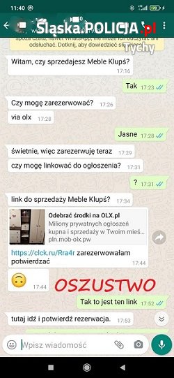 Uwaga na oszustów internetowych!