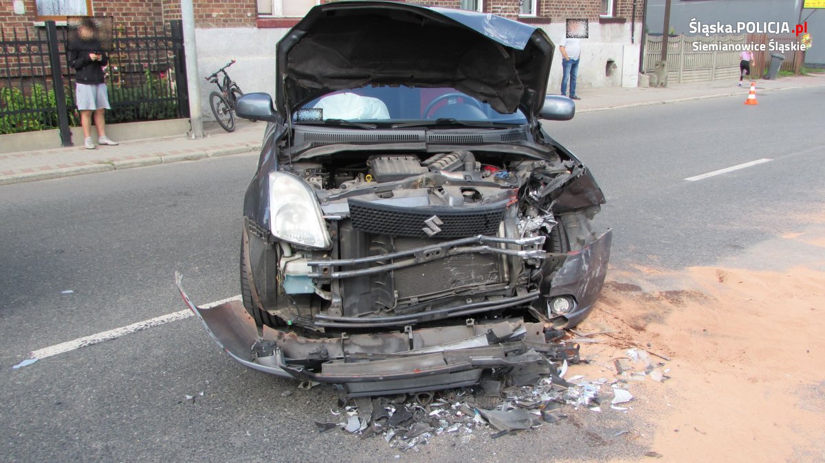 Groźnie wyglądająca kolizja na ulicy Krupanka