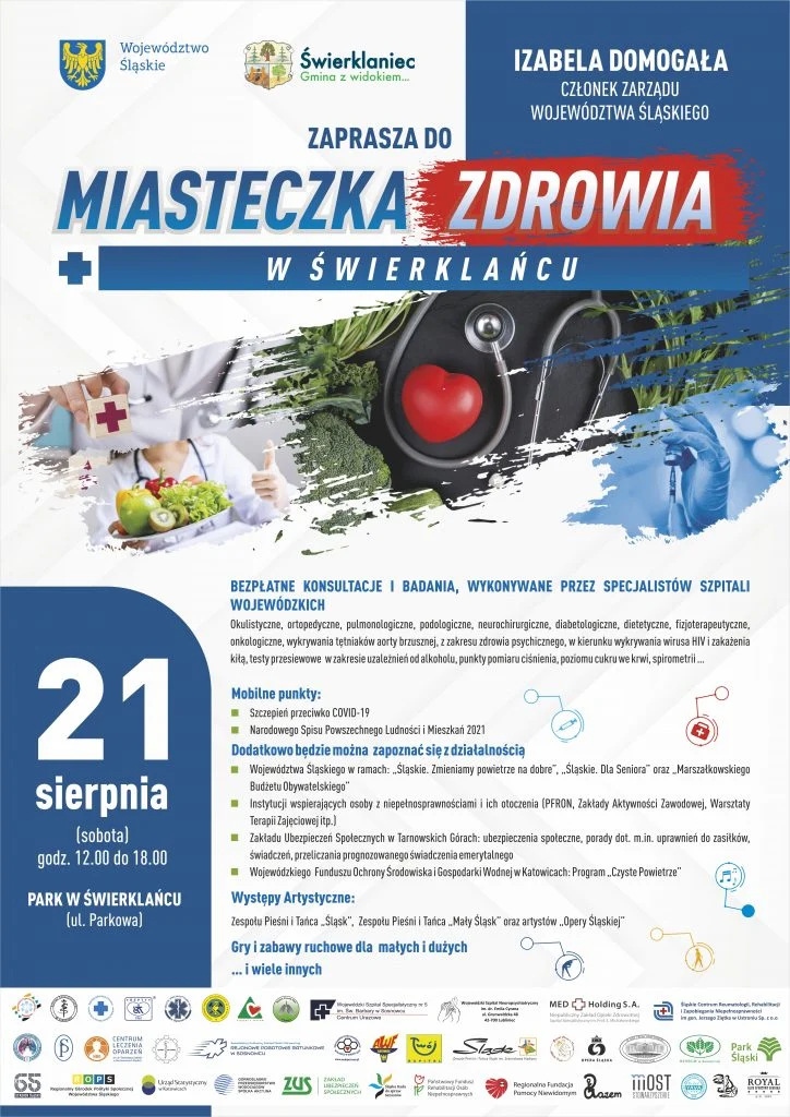 21 sierpnia Park w Świerklańcu zamieni się w Miasteczko Zdrowia