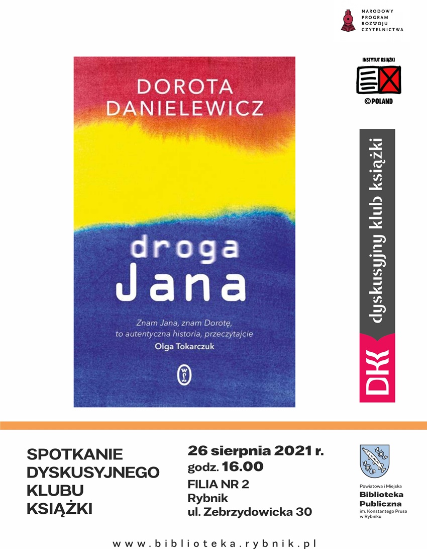 Powiatowa i Miejska Biblioteka Publiczna zaprasza na spotkanie Dyskusyjnego Klubu Książki