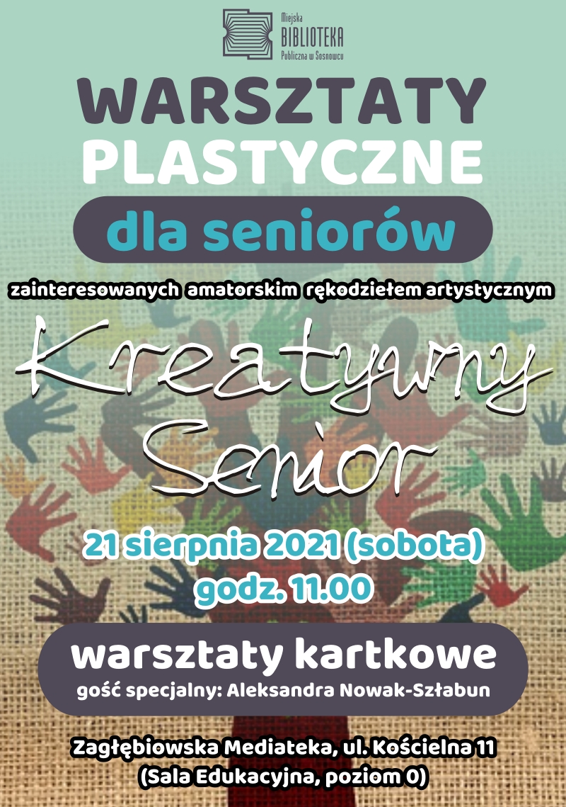 Kreatywny Senior – warsztaty kartkowe z Aleksandrą Nowak-Szłabun