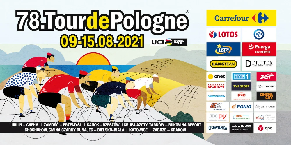 14 sierpnia w Katowicach odbędzie się 78. edycja Tour de Pologne