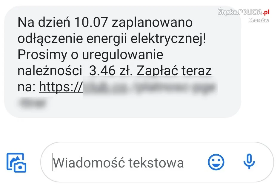 Dostałeś SMS-a z prośbą o dopłatę za prąd? Uważaj, to może być oszustwo!
