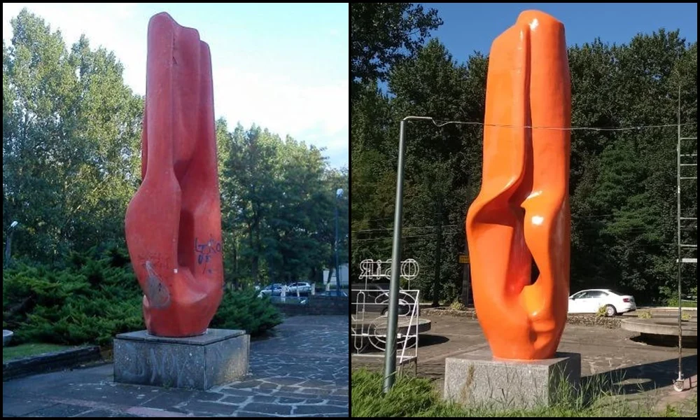 Świętochłowice: Skałkowy "Kwiat lotosu" odzyskał dawny blask