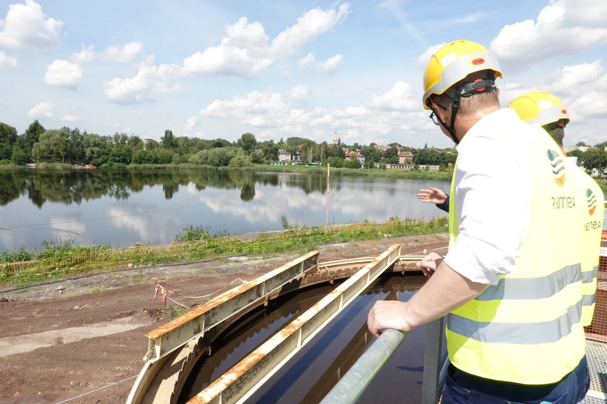 Postępy prac na stawie Kalina