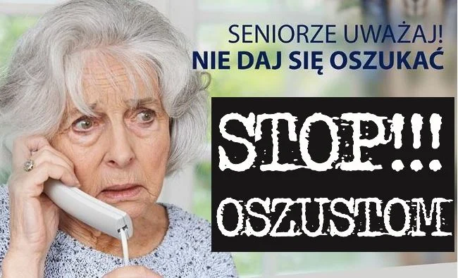 Seniorze, nie pozwól uśpić swojej czujności! Uważaj na oszustów