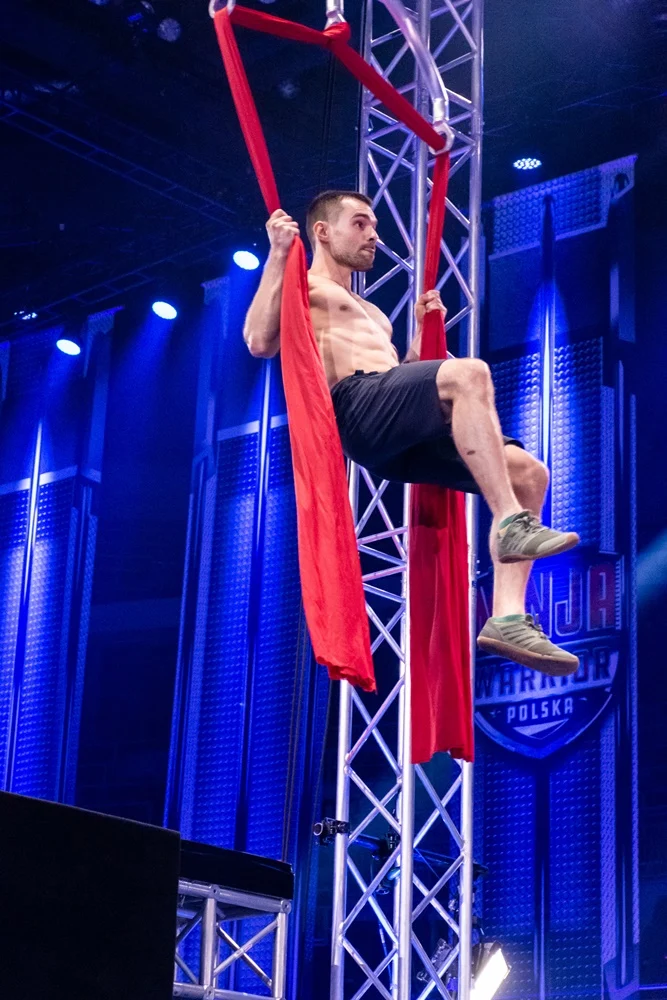 Marcin Banot w "Ninja Warrior Polska" 1