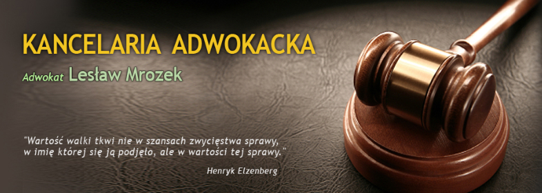 Lesław Mrozek Kancelaria Adwokacka